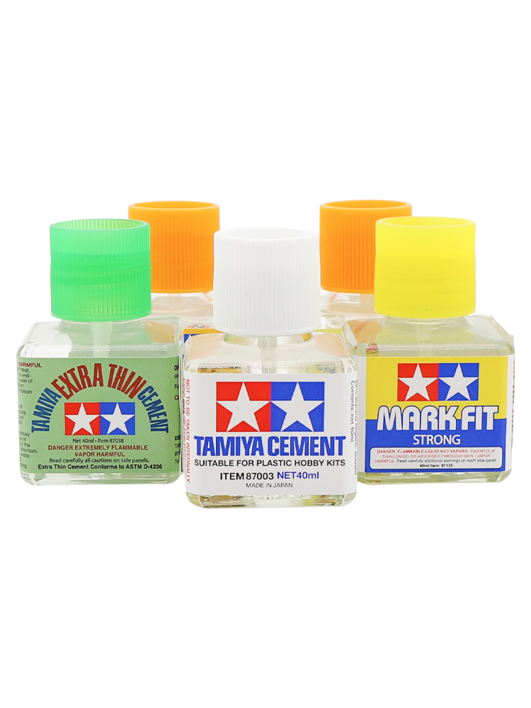 Tamiya Model Paint Set - 모델용 타미야 액체 시멘트