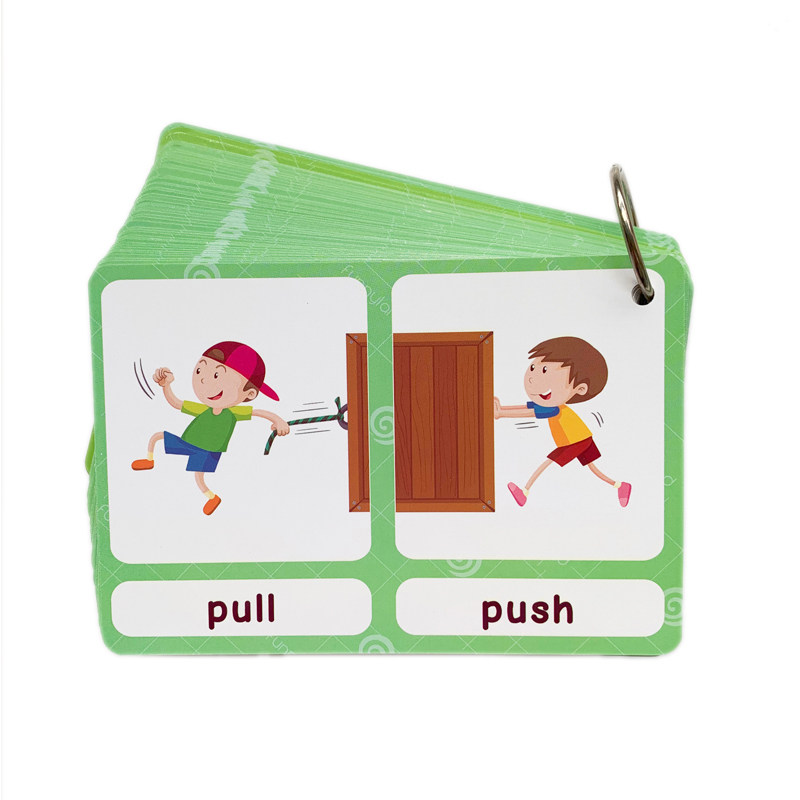 100가지 반대되는 단어 플래시 카드 영어 어휘 카드  - Kids Education School 리뷰 및 가격