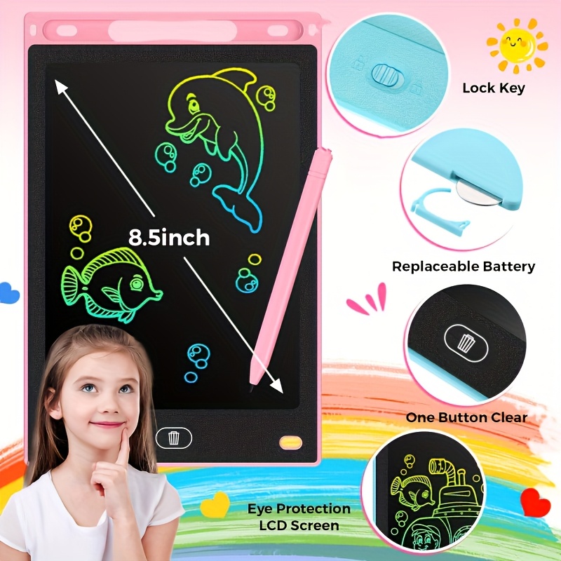 8.5 인치 LCD 그리기 태블릿의 30pcs 마술 칠 - Kids Education Tools 리뷰 및 가격