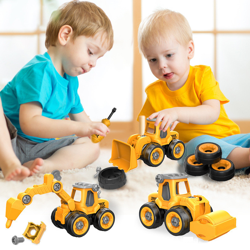 너트 분해 로딩 언로드 엔지니어링 트럭 굴삭기 불도저  - Kids Education Tools 리뷰 및 가격