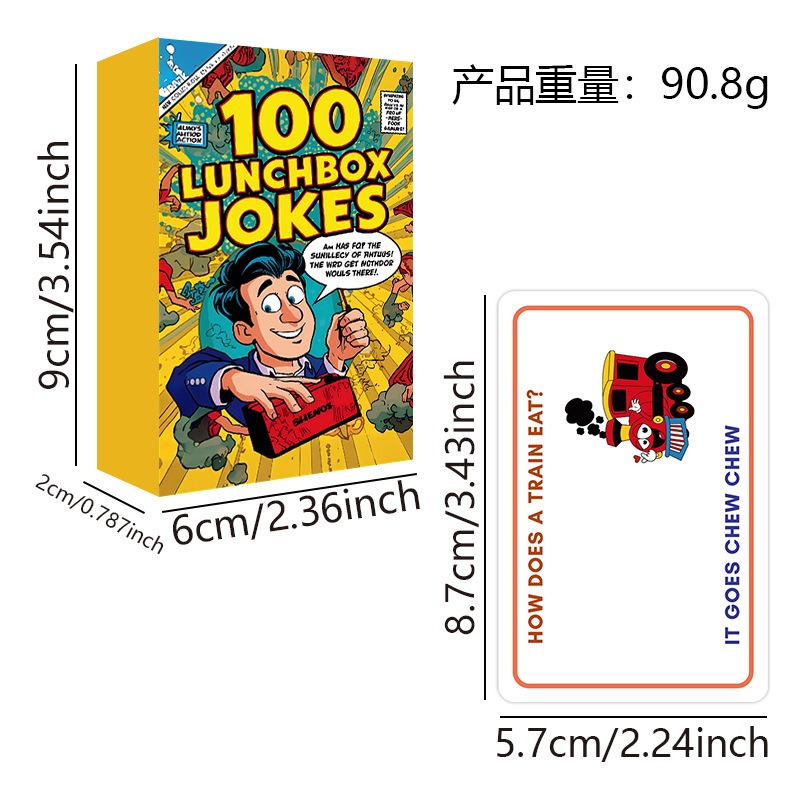 100개의 도시락 농담 카드 재미있는 질문 답변 농담  - Kids Education Questions 리뷰 및 가격