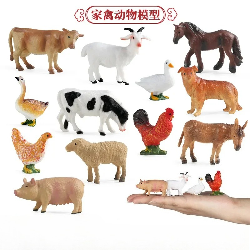교육 교구 가금류 동물 미니 모델 소 닭 오리 거위 돼 - Kids Education Tools 리뷰 및 가격