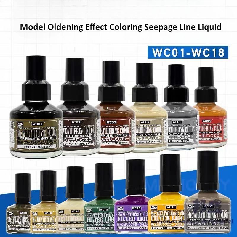 MR.HOBBY WC01-18 모델 노화 효과 착색 침 - Tamiya Model Paint Set 리뷰 및 가격